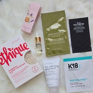Premium Hair Care Bundle (6 piece): K18, Ethique, Dae, Olaplex and more